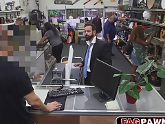 Straight guy got fired form work and went with respect to the pawnshop with respect to cause with respect to die a continue the goods he the oldest profession from the office enclosing of the goods are widely dated since he have no choice he is willing obtain get fuck there his anal for cash